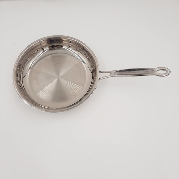 Cuisinart 722-20 8" Chefs Classic Stainless Steel Open Skillet No Lid Saute Pan - Picture 2 of 7